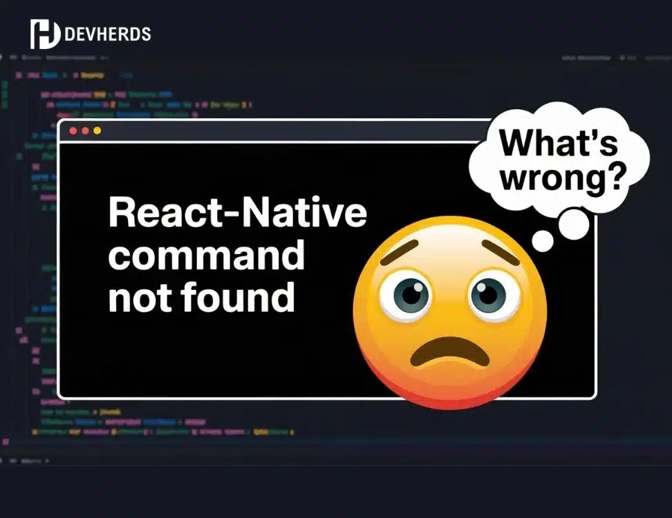 react native command not found
