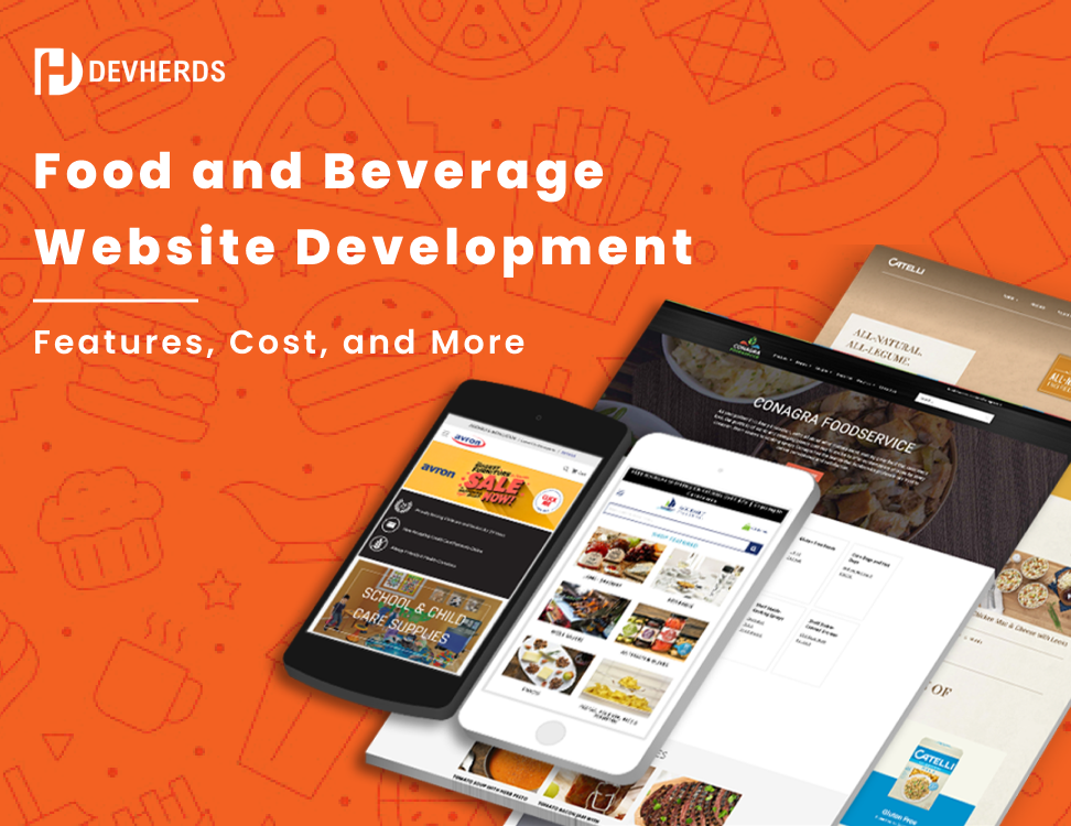 Food and Beverage Website Development Features, Cost, and More